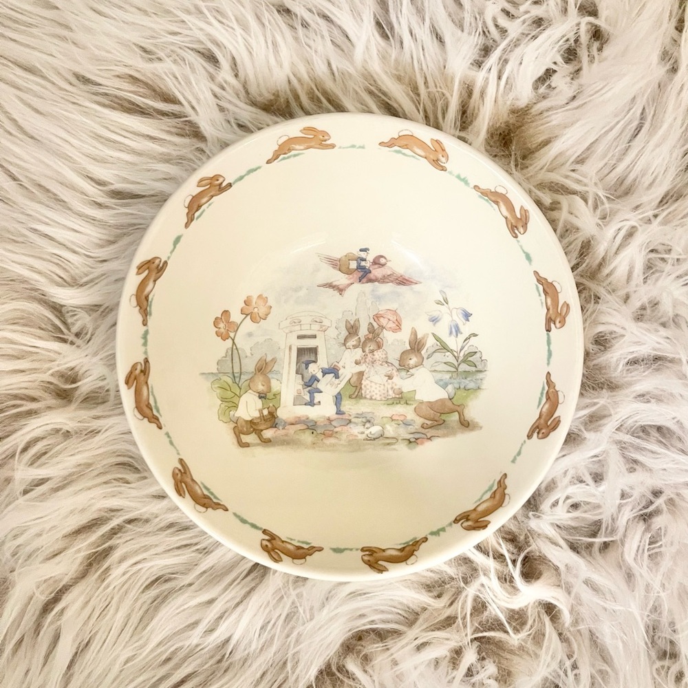 VTG, Royal Doulton Bunnykins, Children’s ceramic bowl, Collectible
